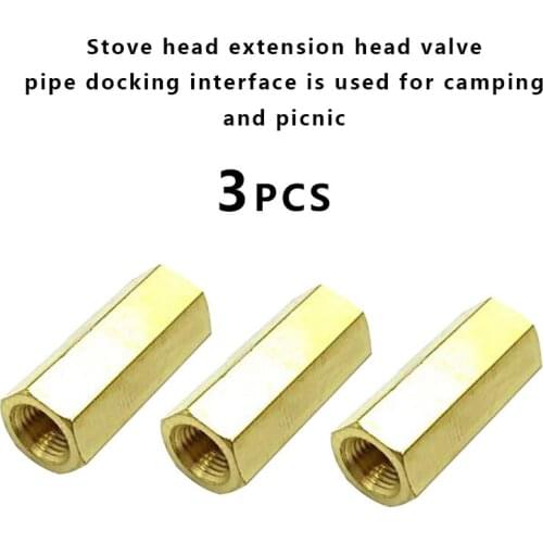 Camping Stove Head Extension Head Valve Pipe Docking Interface Is Used for Camping and Picnic Stove Head Extension