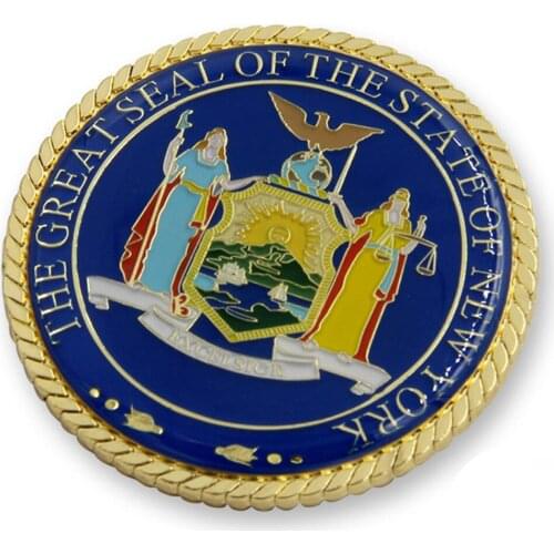 High Polish Rope Edge Gold Plating Enamel Souvenir Coin low Price Rope Edge round Coin hot sale custom Enamel coins