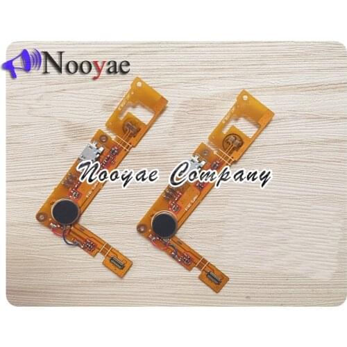 Charger Port Ribbon Replacement For Blackberry Z3 USB Charging Flex Cable With Vibrator Mic Microphone +tracking