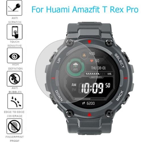 For Huami Amazfit T-Rex Pro Tempered Glass Protective Film Cover Screen Protector for Amazfit T Rex Pro Smart Watch Accessories