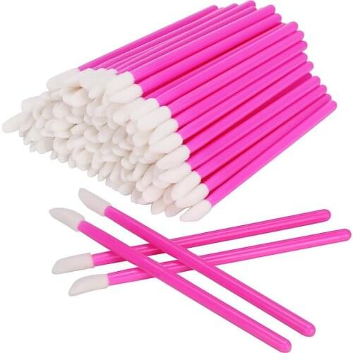 Women Accessories 2000 PCS Disposable Lip Brush Wholesale Lipstick Gloss Wands Applicator Perfect Best Make Up Tool