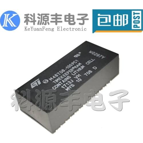 100% New&original M48T08-100PC1 M48T08 DIP-2864Kbit8K x8 In Stock