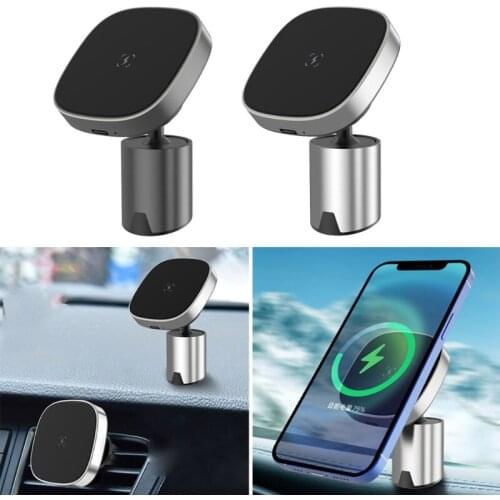 15W Auto Air Vent Magnet Phone Charger Holder Wireless Phone Charging Mount Fit for Phone12