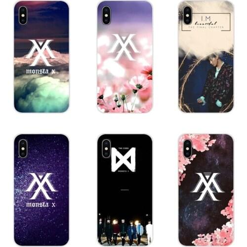 Accessories Phone Shell Covers For Xiaomi Mi4 Mi5 Mi5S Mi6 Mi A1 A2 A3 5X 6X 8 CC 9 T Lite SE Pro KPOP Boy Group Monsta X