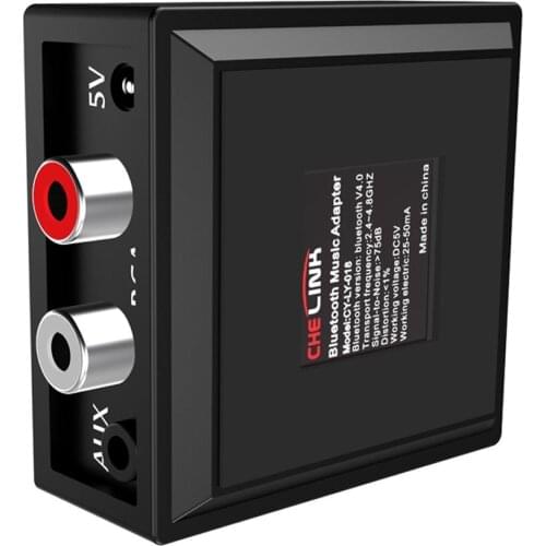 Bluetooth 4.0 Audio Music Receiver, fits for Smart Phones Tablets, Wireless Adapter Speakers