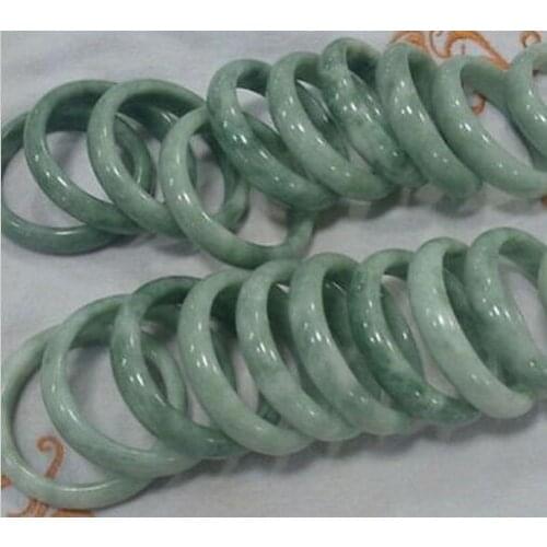 Free Shipping NATURE BEAUTIFUL LIGHT GREEN JADE BRACELET BANGLE 56MM-62MM