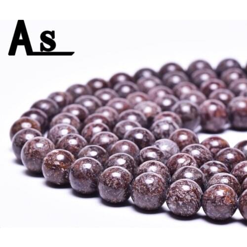Asingeloo Natural Polish Stone Beads Coffee Turquoises Beads for Jewelry Making Bracelet Fit Diy Charm 4 6 8 10mm