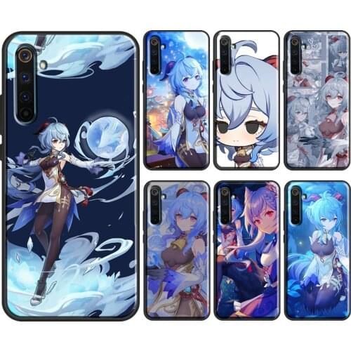 Ganyu Genshin Impact For OnePlus 9 Pro 8 7T 8T Nord Case For OPPO Realme 8 Pro X2 6 7 Pro GT Neo C3 C21 Cover