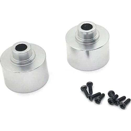 2Pcs RC Car Aluminum Alloy Front Rear Differential Diff Box Case for WLtoys 104001 RC Hobby Model Car Buggy Truck Upgrade Parts