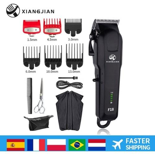Electric Man Hair Clipper Adjustable Shaver Trimmer For Men Barber Professional Beard Rechargeable Hair Cutting Machine Set