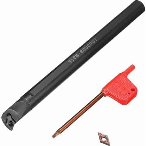 S12M-SDUCR07 12x150mm Lathe Inner Turning Tool Boring Bar Holder With Wrench Insert For Semi-finishing