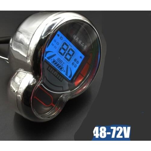 Electric Vehicle LCD Meter Electricity Display Mileage 48V60V72V LCD Meter Instrument
