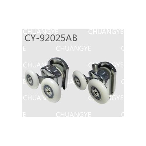 Zinc Alloy double show bath pulley picture (CY-92025B)( A set include 8pcs )