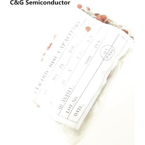 1000PCS 1nF/50V DIP-2 Ceramic disc capacitor(150PF 200PF 220PF 270PF 300P 330P 390P 470P 560P 680P 2.2NF 3.3NF 4.7NF