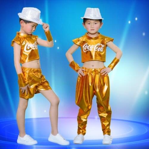 Boy Jazz Dance Costume for Stage Performance Child Girl Hip Hop Dance Clothing Street Dance Waer DJ/DS Dance Outfit Show Cloth