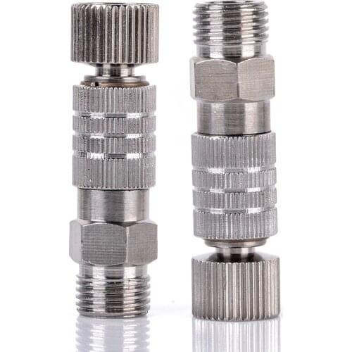 Mayitr 1/8inch Airbrush Quick Release Adaptor Durable Metal Coupler Fitting Coupling Connector 4x1x0.8cm