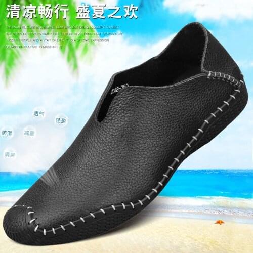 New Leather Shoes Summer Mens Casual Zapatillas Hombre Chaussure Homme