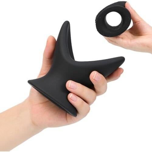 Soft Hollow Anal Plug Erotic Big Butt Plug Huge Prostate Massage Treatment Products For Masturbator Outdoor Ring Anus Speculum