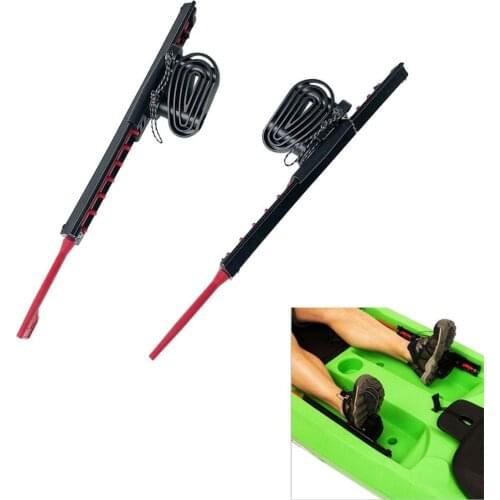 Pack 2 Durable Nylon Universal Kayak Canoe Angling Boat Foot Brace Rudder Control Footrest Pegs Pedals