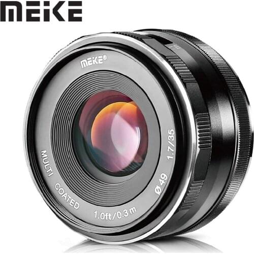 Meike 35mm f1.7 manual focus lens APS-C for Sony E Mount A5100 A6000 A6300 A6400 A6500 A6600 A7 A7II A7III NEX 3 6 7 5 5R 5N 3N
