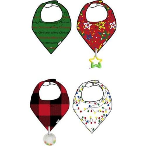 Parker Baby Bandana Drool Bibs 4Pack Baby Bibs for Boys Girls, Unisex