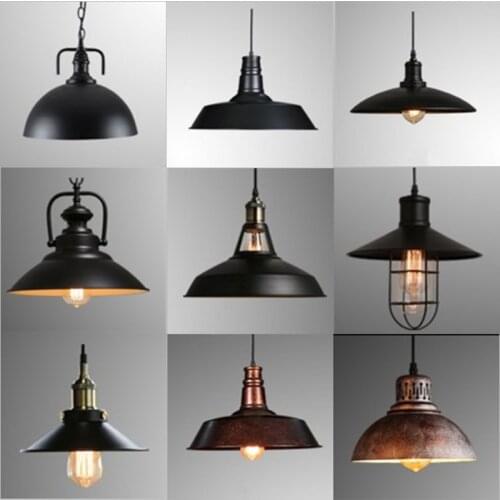 Industrial retro style Restaurant kitchen home lamp Pendant light Decorative lamps Vintage Hanging Light lampshade for dining