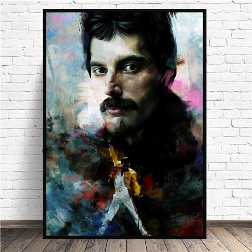 Bohemian Rhapsody Canvas Painting Wall Music Singer Art Pictures Prints Home Decor Wall Poster Decoration For Living Room