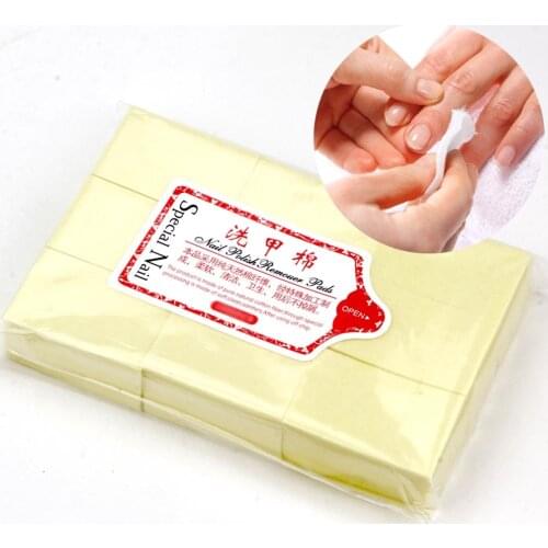 Nail Polish Remover Napkins Nail Wipes Pads Bath Manicure Pedicure UV Gel Lint-Free Wipes 100% Cotton Napkins For Nails Art Tool