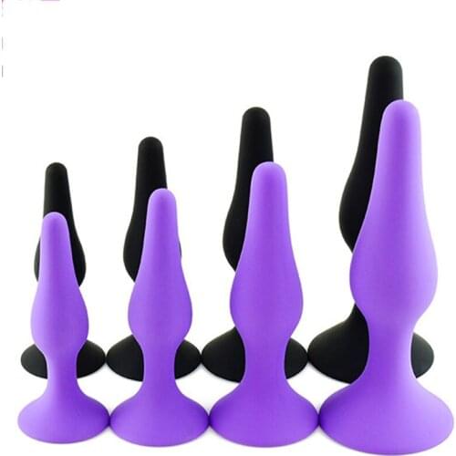 Silicone Anal Butt Plug Anus Stimulation Prostate Massage Sex Toys For Couples Women Men Adult ToysAnal Dilator Sex Product