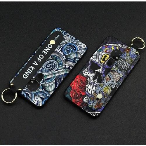 Silicone New Arrival Wrist Strap Phone Case For Nokia 6.2 / 7.2 Phone Holder Dirt-resistant Back Cover Fashion Design Anti-knock