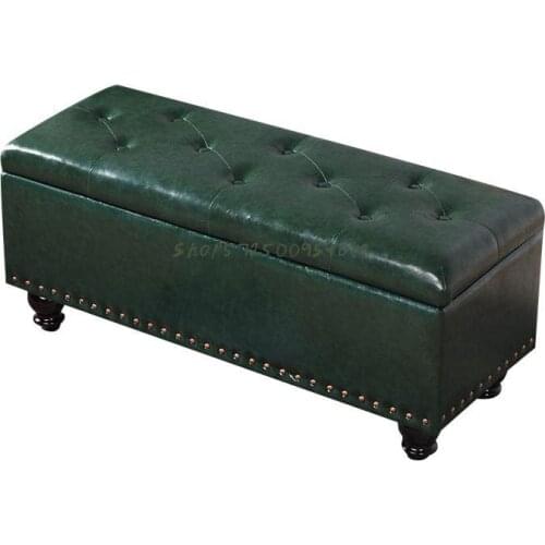 Nordic Clothing Store Shoe Changing Stool Shoe Cabinet Door Multi Function Storage Sofa Stool Rectangular Fitting Room Stool