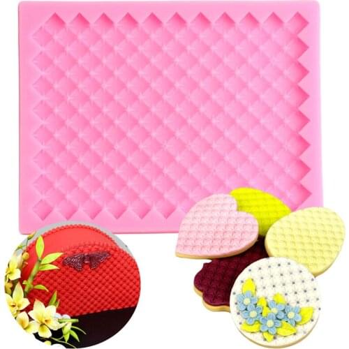 Knitted Lace Cake Border Silicone Mold DIY Party Fondant Molds Cake Decorating Tools Candy Clay Mould Chocolate Gumpaste Moulds