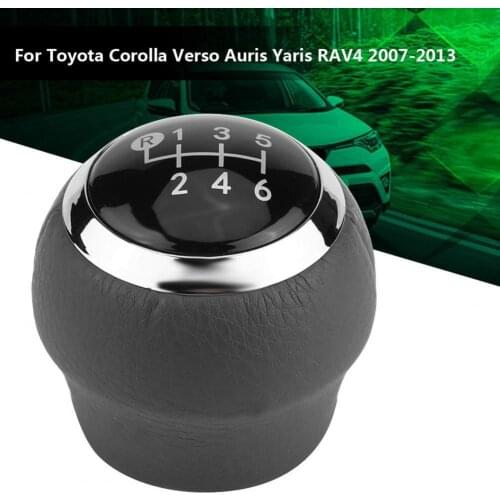 Black Unique 6-Speed Gear Shift Head O8900FBB Compact Gear Shift Head Creative