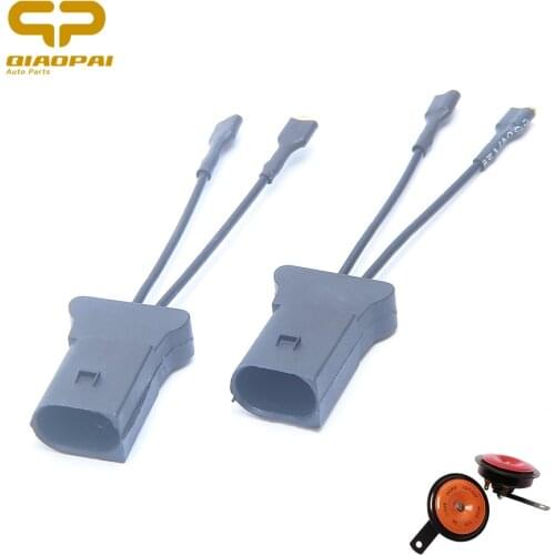 Universal Car Snails Horn To Dedicated Horn Socket Conversion plug For Audi A6 A4 Skoda Golf Polo Sagitar MAGOTAN Touareg Bora