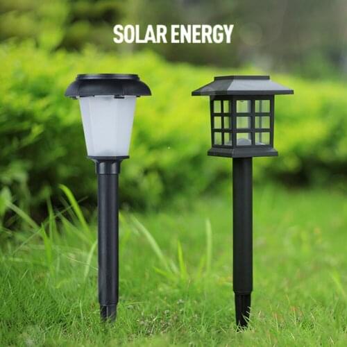VKTECH 2pcs Waterproof LED Solar Lawn Light Stick Garden Path Decor Lighting Lamp​ for Outdoor Garden Yard Path Decoration Hot