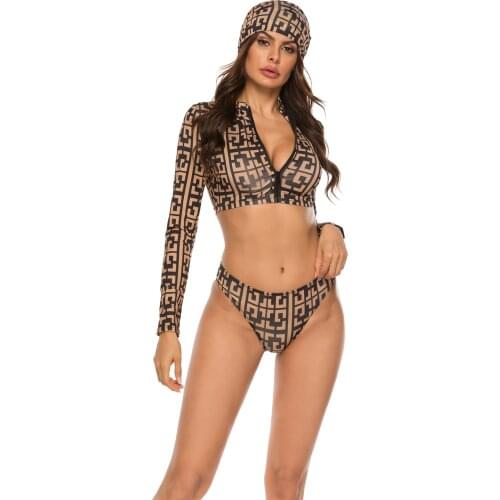 XIUCHENGNW Swimwear With Sleeves