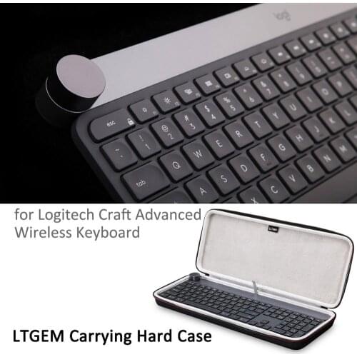 Protective Case for Logitech CRAFT Advanced Wireless Keyboard Travel Protable Storage Case