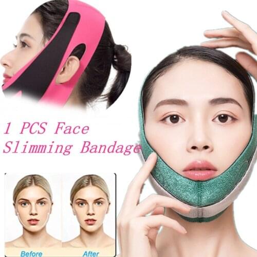 Women Ultra-thin Breathable Chin Cheek Slim Lift Up Mask V Face Line Belt Anti Wrinkle Strap Band Facial Beauty Shaping Bandage