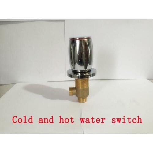 1 Inlet 1 outlet shower room mixing valve chrome, Wholesale cold and hot water switch, Bathroom brass bathtub valves accessories