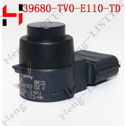 10pcs) Free shipping! Car Parktronic 39680-TV0-E11ZE PDC Parking Sensor For Honda Acura RLX CR-V Civic 39680-TVO-E110-TD black