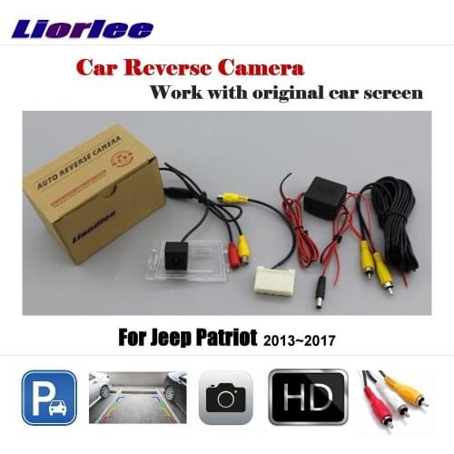 Car Rear View Back Backup Camera For Jeep Patriot 2013 2014 2015 2016 2017 HD CCD Reversing Parking Cam Accesories