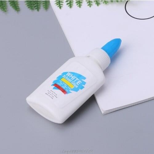 White Glue Liquid Washable Sticker Super Strong Bond Paper Craft School Office J08 21 Dropship
