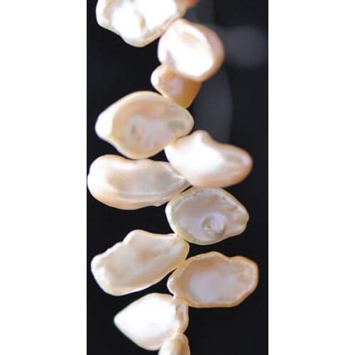 New Arrival Natural Pearl Loose Beads Pink Keshi Freshwater Pearl 35cm One Full Strand Hot Sale DIY Women Gift Fine Jewelry