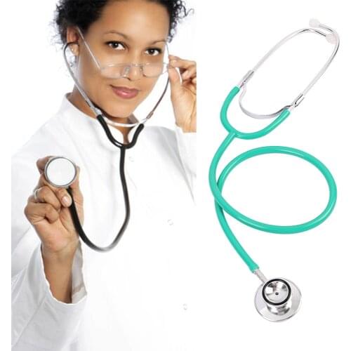 Double Head Stethoscope Professional Cardiology Stethoscope Pediatric Doctor Vet Nurse Student Medical Equipment Health Care