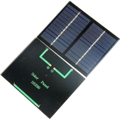 Hot Sale 24PCS/Lot 1.5W 12V Solar Panel Mini Solar Cell DIY Small Solar Power Application Education Kits 115*90MM Free Shipping
