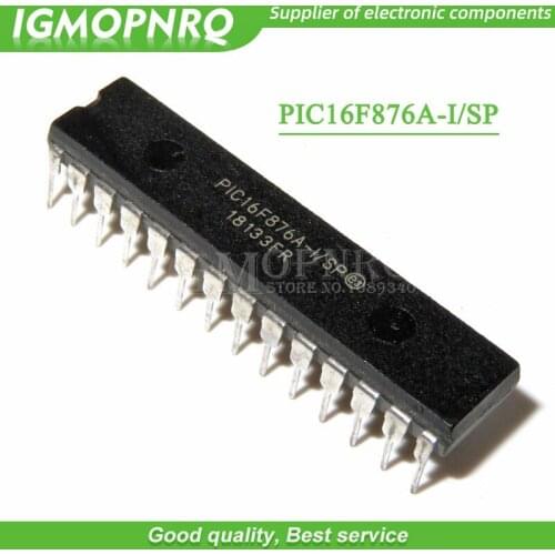 1PCS PIC16F876A-I/SP DIP28 PIC16F876A DIP 16F876A DIP-28 nhanced Flash Microcontrollers new and original IC