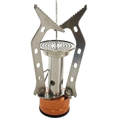 Outdoor camping gas furnace mini folding head alpine boil butane stove portable burner heater