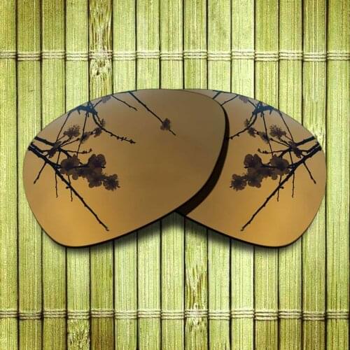 Polarized Replacement Lense For-Oakley Feedback Sunglasses Frame True Color Mirrored Coating - Copper Color Options