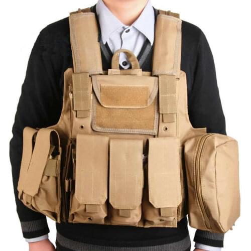 Specter war of resistance tactical vest steel wire Tactical Molle Recon Plate Carrier Vest Coyote Brown CS Party Free shipping