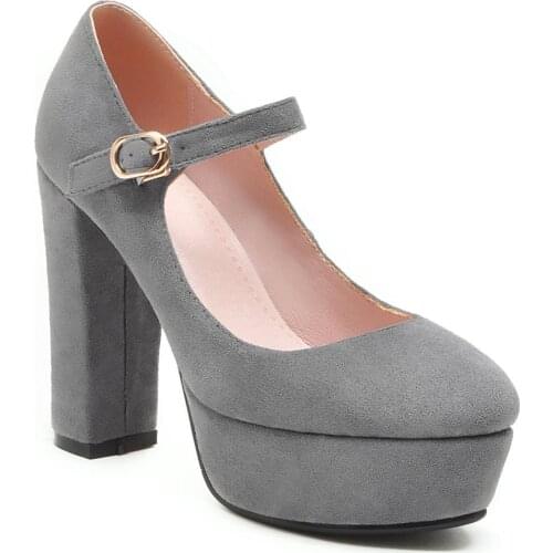 Age season new single shoes fashion 2019 high and thick with waterproof table size code 33-43 for womens shoes